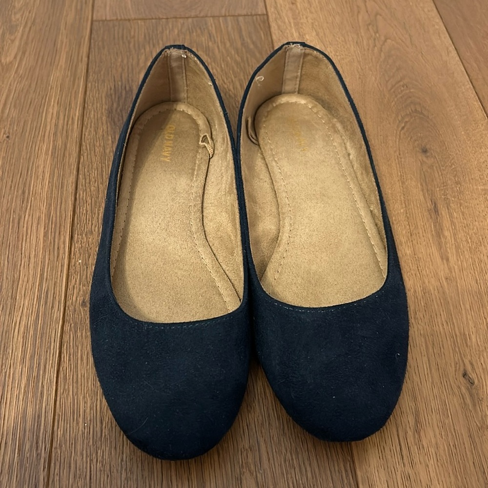 Navy ballet flats, old navy size 9